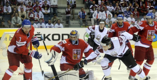 Latvija čempionātu sāk ar cienīgu zaudējumu čehiem