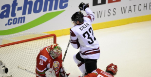 Latvijai pirmā uzvara