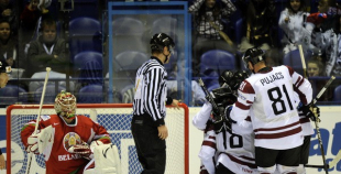 Latvijai pirmā uzvara