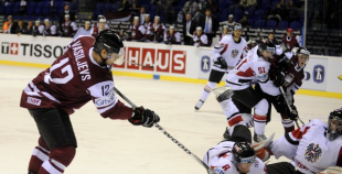 Latvija uzvar Austriju