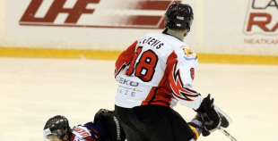 HS "Rīga/Prizma" spraigā cīņā apspēlē Elektrēnu "Energija"