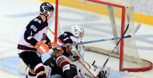 Saspringtā spēlē "HS Rīga/Prizma" apspēlē HK "Juniors"