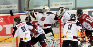 Saspringtā spēlē "HS Rīga/Prizma" apspēlē HK "Juniors"