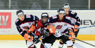 Saspringtā spēlē "HS Rīga/Prizma" apspēlē HK "Juniors"