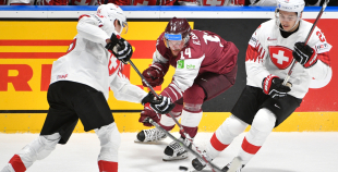 FOTO: Latvija - Šveice 1:3