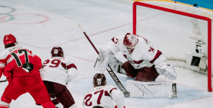 Latvijas hokeja izlase noslēdz olimpisko hokeja turnīru