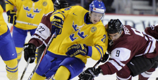 PČ: Latvija U20 - Zviedrija U20 4:9