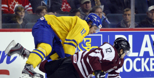 PČ: Latvija U20 - Zviedrija U20 4:9