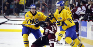 PČ: Latvija U20 - Zviedrija U20 4:9