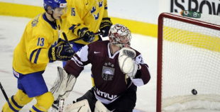 PČ: Latvija U20 - Zviedrija U20 4:9