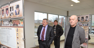 Jēkabpilī atklāta izstāde "Latvijas hokejam - 80"