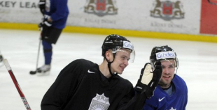 Hokeja izlases pirmais treniņš