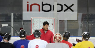 Hokeja izlases pirmais treniņš