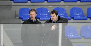 Hokeja izlases pirmais treniņš