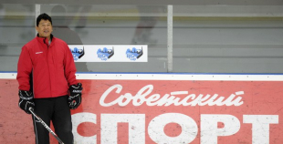 Hokeja izlases pirmais treniņš