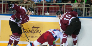 Pirmajā spēlē pret Krieviju minimāls zaudējums