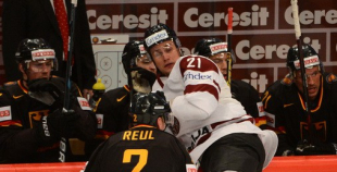 Latvija uzvar Vāciju