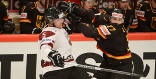 Latvija uzvar Vāciju