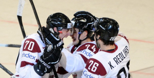 Latvija uzvar Vāciju