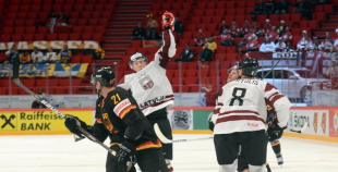 Latvija uzvar Vāciju