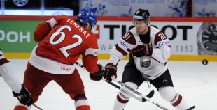 Latvija piedzīvo zaudējumu pret Čehiju