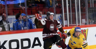 Latvija čempionātu pabeidz ar zaudējumu zviedriem