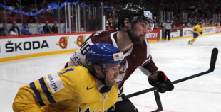 Latvija čempionātu pabeidz ar zaudējumu zviedriem