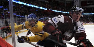 Latvija čempionātu pabeidz ar zaudējumu zviedriem