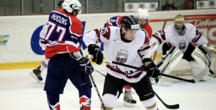 Latvijas U20 izlase uzveic "Liepājas Metalurgu"