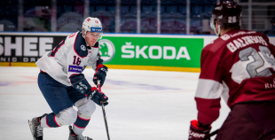 Latvijas hokeja izlase Bratislavas Ziemassvētku turnīru sāk ar uzvaru