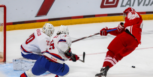 FOTO: Dānija - Norvēģija 5:3