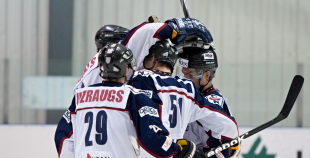 HS "Rīga/Prizma II" izcīna pirmo uzvaru čempionātā