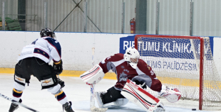 HS "Rīga/Prizma II" izcīna pirmo uzvaru čempionātā