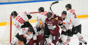 Latvijas nacionālā izlase vēlreiz uzvar Austriju