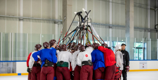FOTO: Latvijas U-20 valstsvienība turpina gatavoties pasaules čempionātam