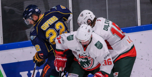 FOTO: "Kurbads" - HK "Liepāja" 3:2 (p.m.)