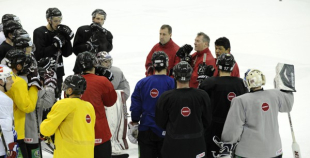 Hokeja izlases treniņš