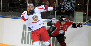 Pirmajā spēlē neveiksme pret Krieviju