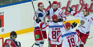 Latvijas izlase otrajā mačā atzīst krievu pārākumu