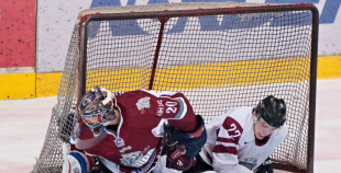 Latvijas U20 izlase pēdējā spēlē pirms PČ izcīna uzvaru