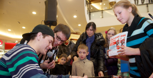 2013 Latvijas hokeja izlases tikšanās ar līdzjutējiem "Spicē"