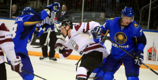 Latvija - Kazahstāna 3:2