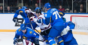 Latvija - Kazahstāna 3:2