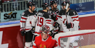 FOTO: Kanāda - Baltkrievija 2:0