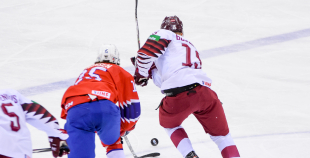 FOTO: Latvija - Norvēģija 2:0