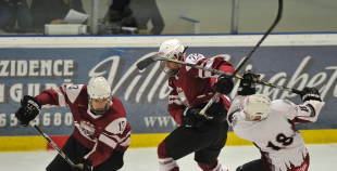 Latvijas U18 hokeja izlase ar 3:4 piekāpjas HK "Rīga"