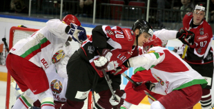 EHC: Latvija - Baltkrievija 4:1