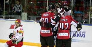 EHC: Latvija - Baltkrievija 4:1