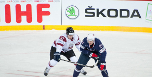 2013 PČ Latvija - ASV 1:4