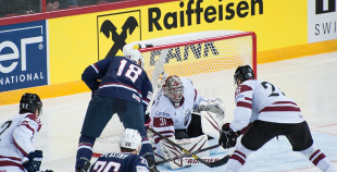 2013 PČ Latvija - ASV 1:4